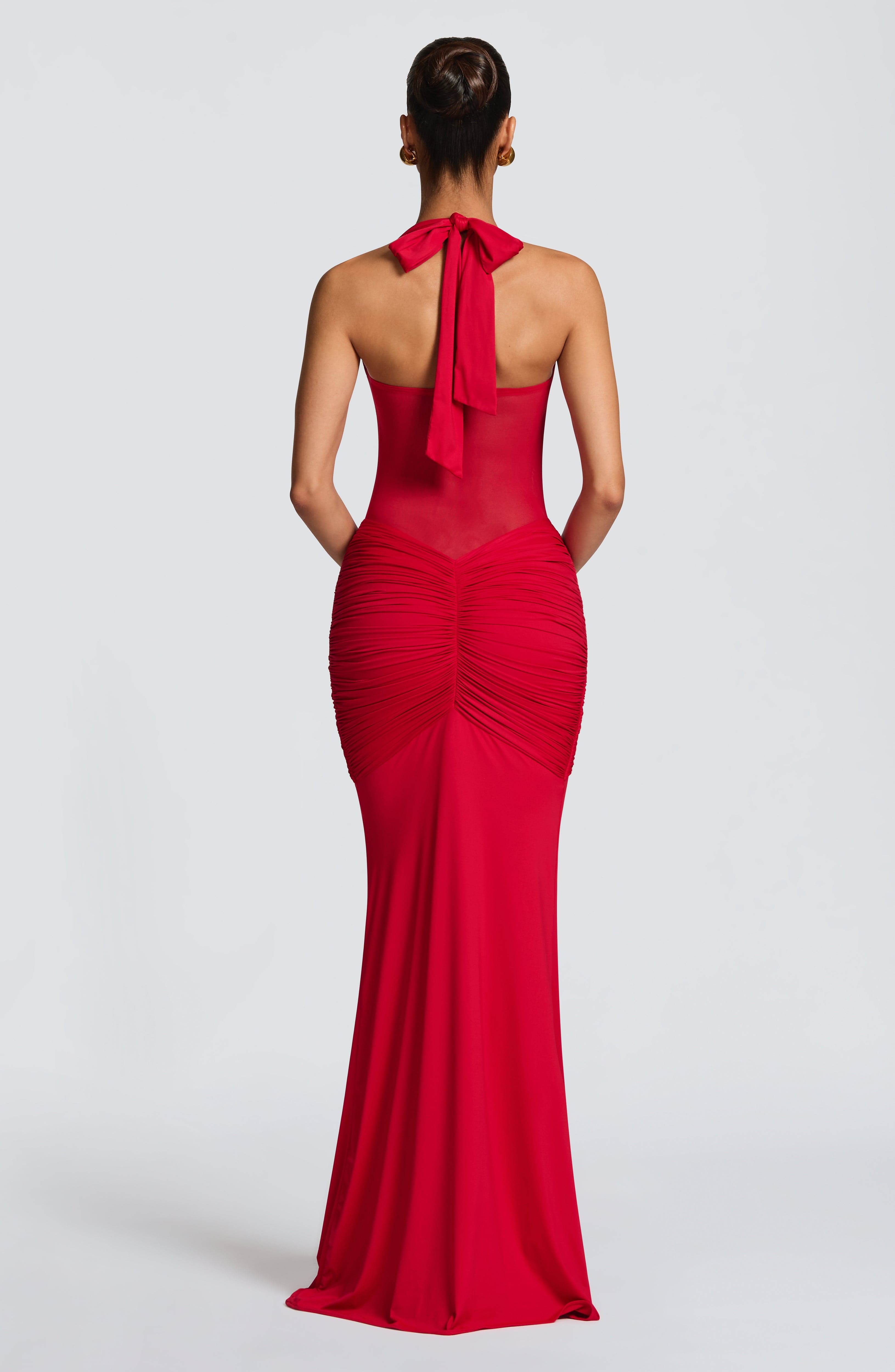 Vixen Maxi Dress - Red